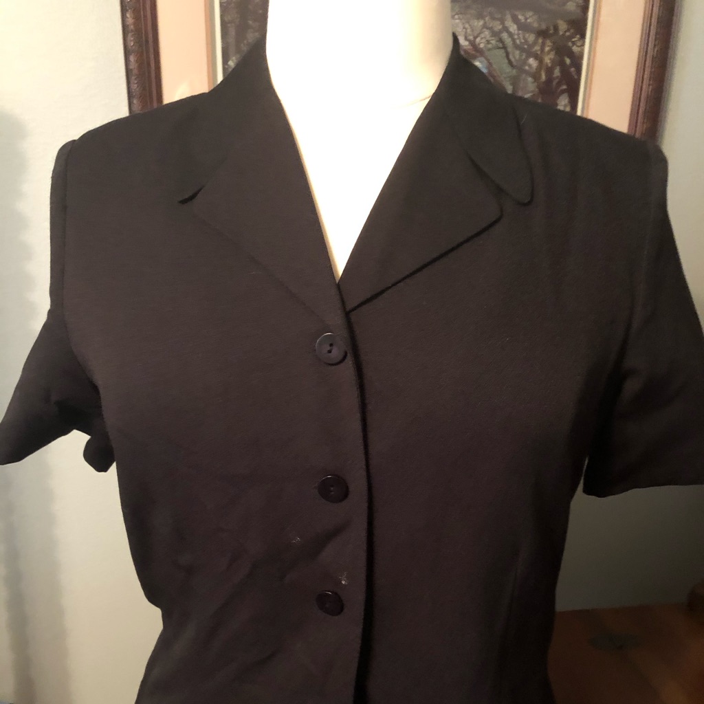Black Buttoned Jacket